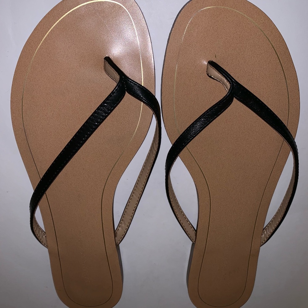 Banana Republic Black Flip Flops
